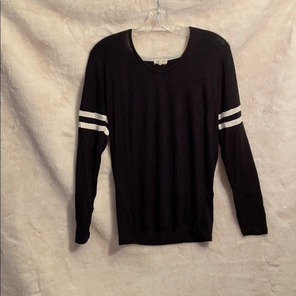 long sleeve ultra soft open neck shirt